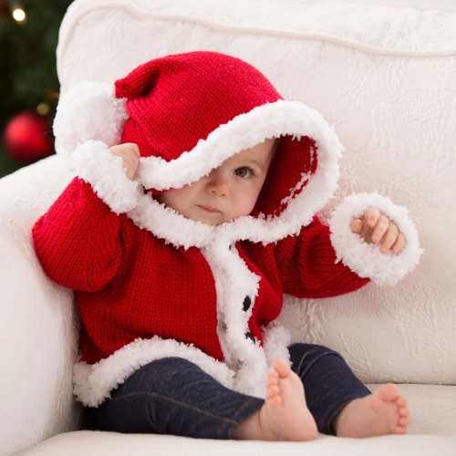 Santa Baby Sweater Free Knitting Pattern