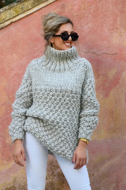 Oversized Chunky Knit Sweater