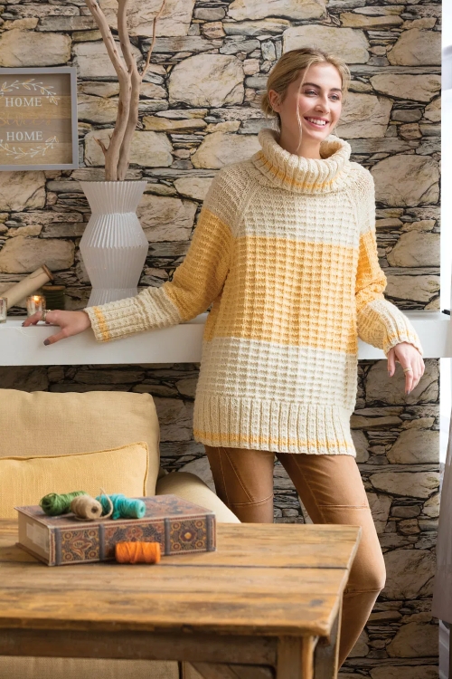 Oversized Colorblocked Sweater