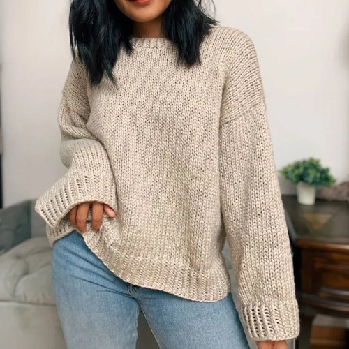 Oversized Sweater Free Knitting Patterns 1