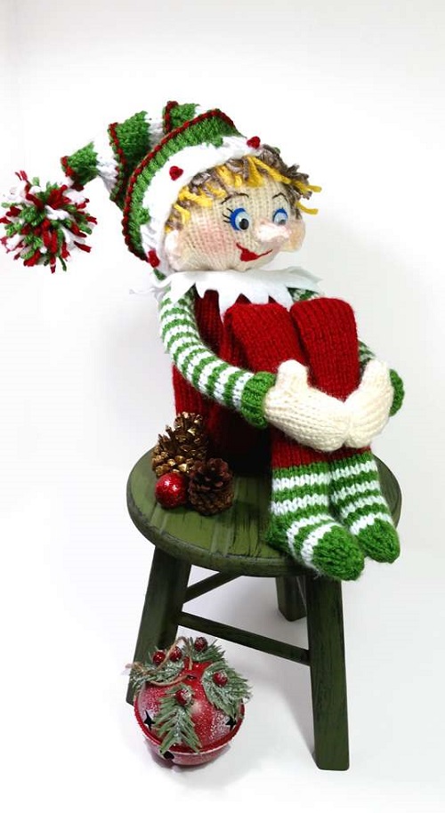 Stunning Christmas Doll Knitting Ideas 2