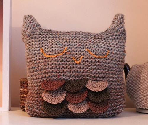 Easy and Cute Animal Pillow Knitting Patterns