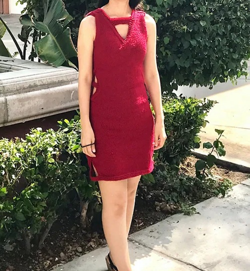 Cherry Keyhole Dress