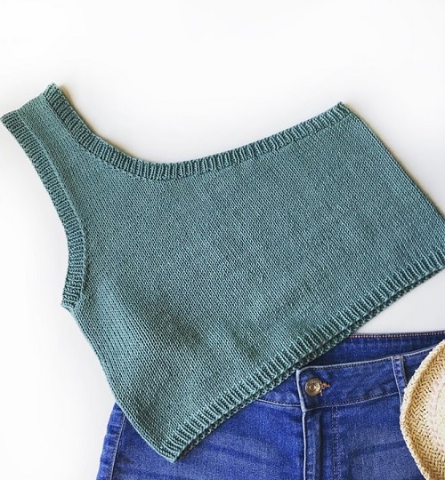 Crop Top Free Knitting Patterns 3