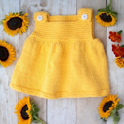 top Knitted Baby Dress Free Patterns