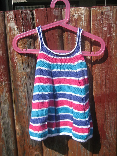 top Knitted Baby Dress Free Patterns