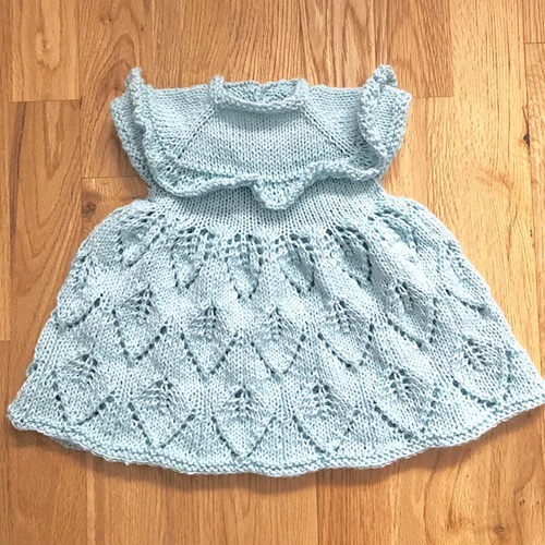 Knitted Baby Dress Free Patterns