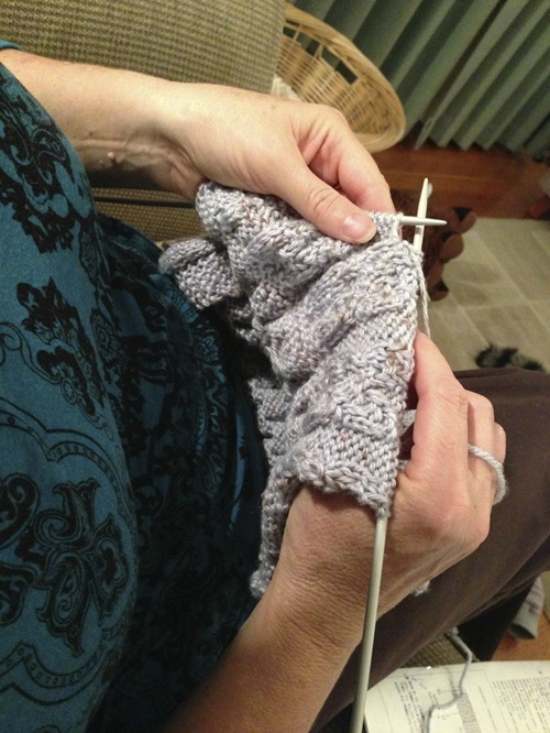 Learn to Hold the Needles and Yarn