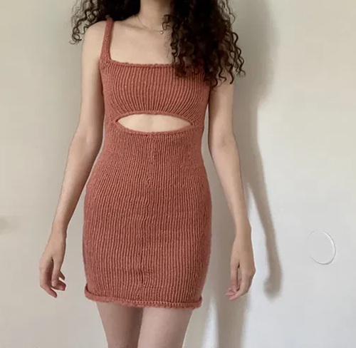 Mini Dress Free Knitting Patterns