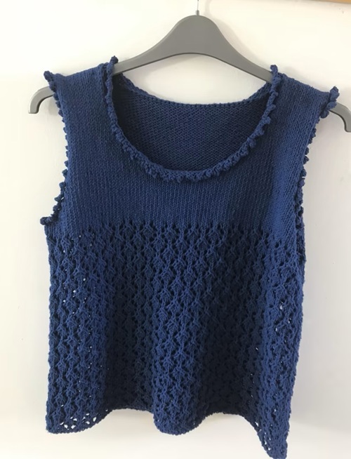 Summer Vest Free Knitting Patterns