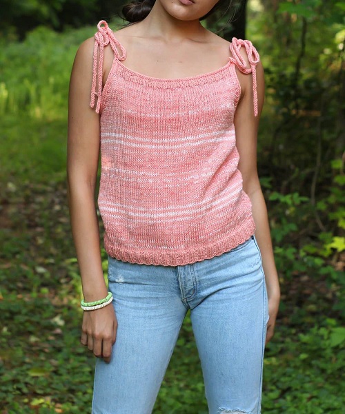 Becca pink Tank op