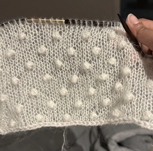 Bobbles and Popcorn Stitches