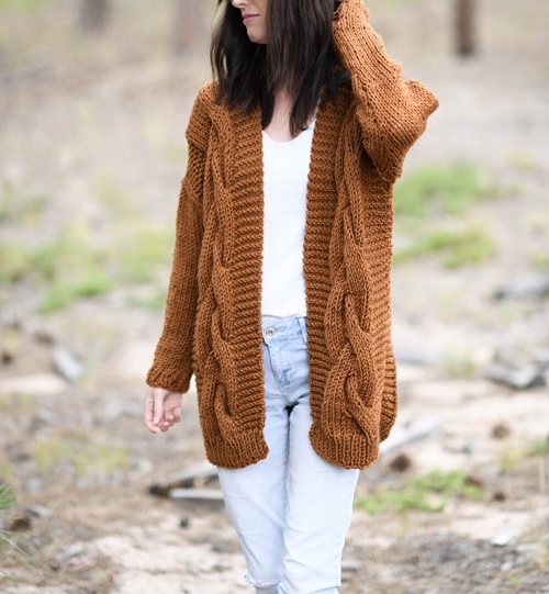 Cable Knit Cardigan