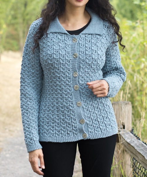 Cables and Lace Cardigan