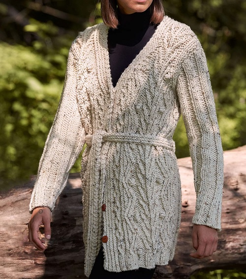 Cable Vines Montrose Knit Cardigan