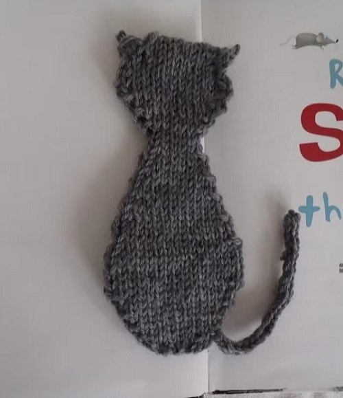 Cat Silhouette Bookmark