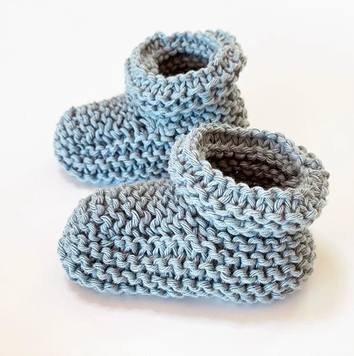 How To Knit Baby Booties