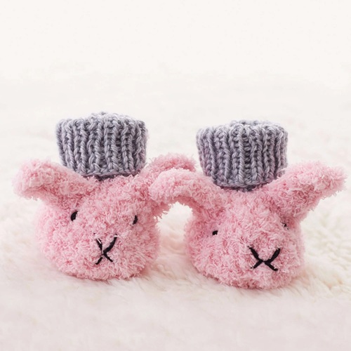 Itty Bitty Fuzzy Wuzzy Bunny Booties