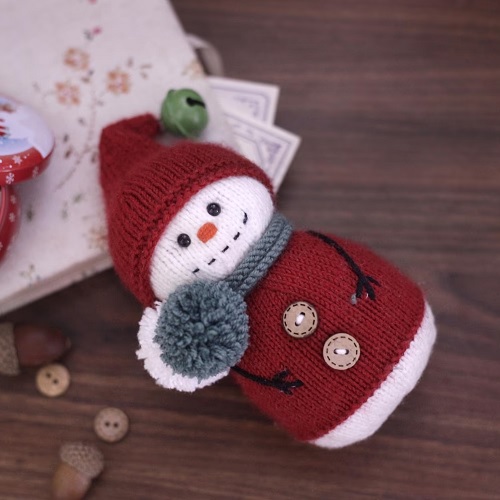 Knitted Christmas toys free patterns 1