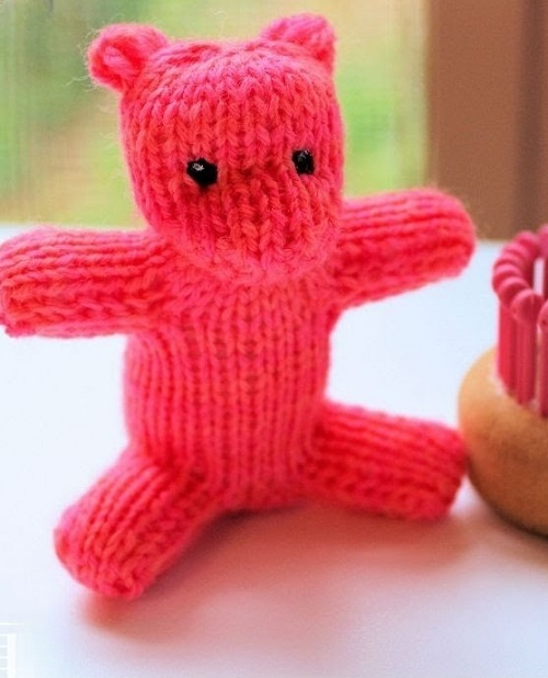 Loom Knit Cute Bear