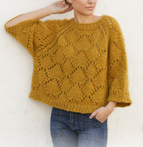 Summer Shells Knitted sweater
