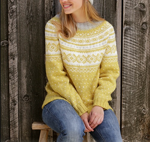 Lemon Pie Knitted sweater