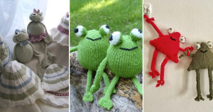 group of frogs free knitting patterns