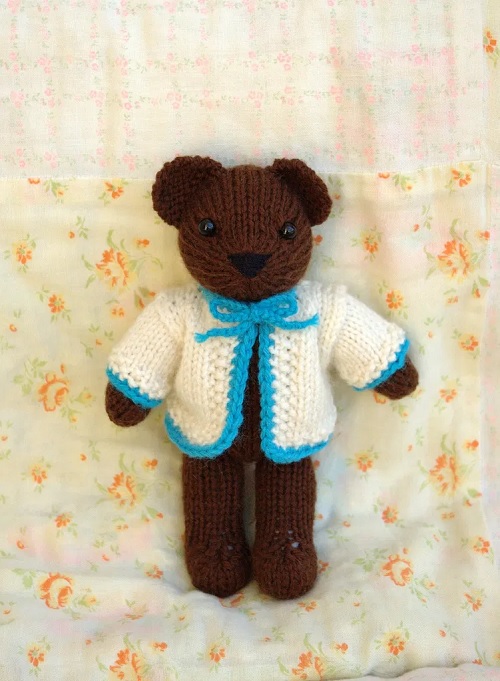 Bear with Cardigan