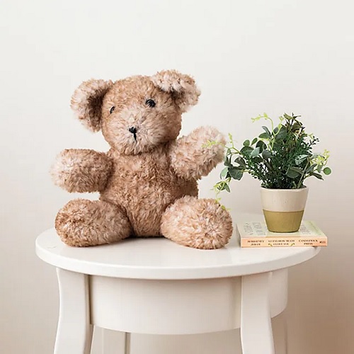 knitted mini teddy bear 7