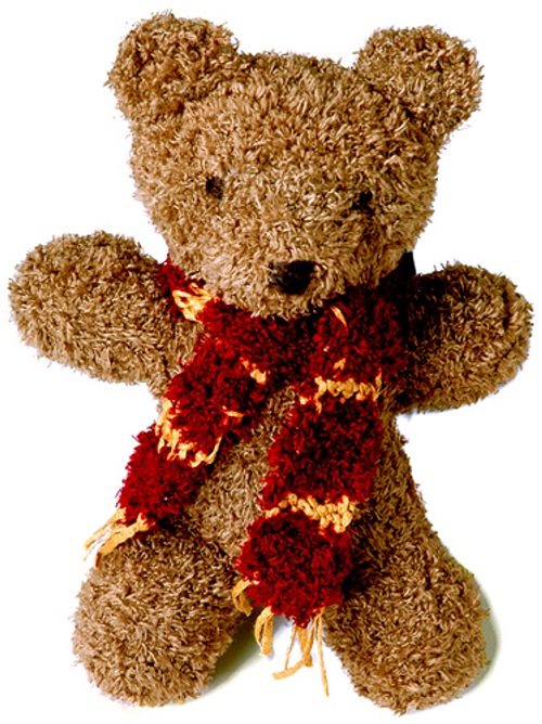 knitted mini teddy bear 8