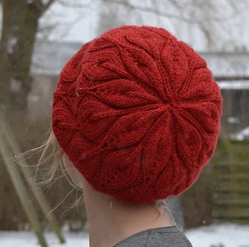 Slouchy Candle Flame Hat