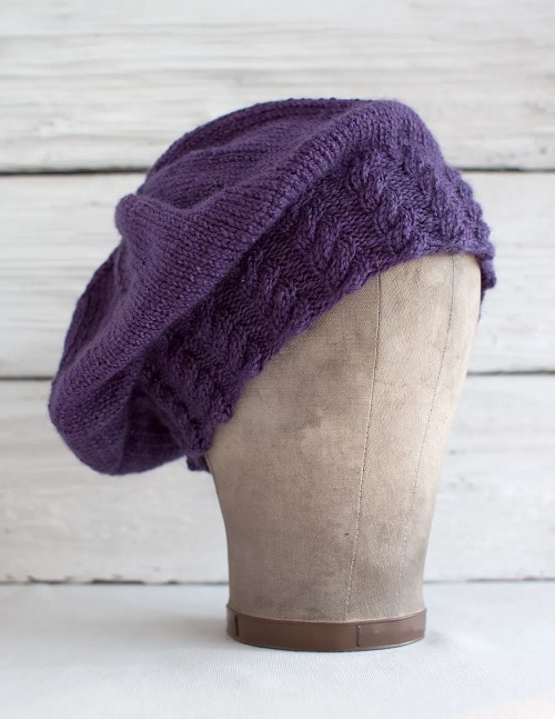 Cable Brim Hat