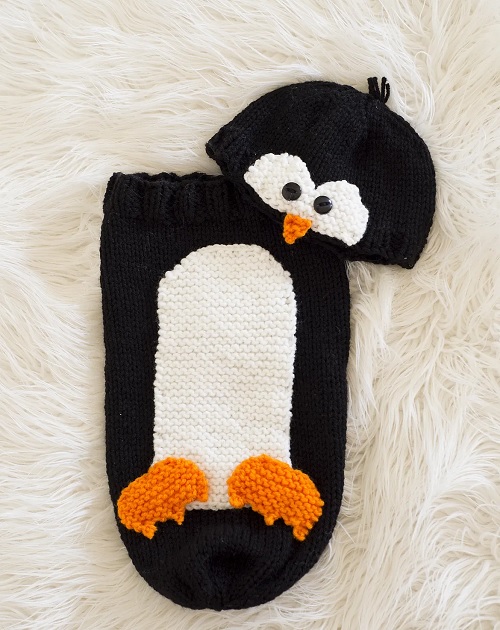 Knitted Animal Baby Cocoon Free Patterns 1