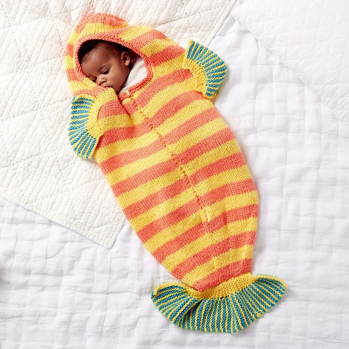 Clownfish Knit Slumber Sack