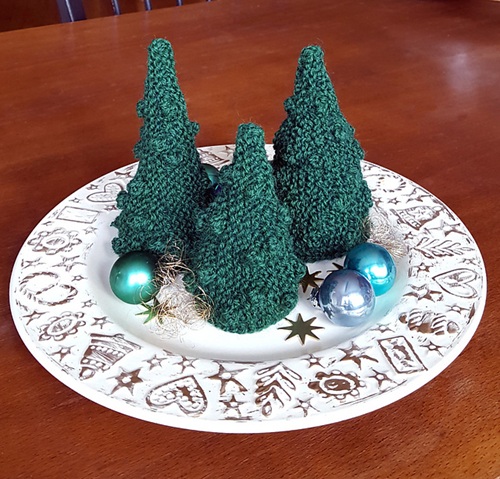 Knitted Christmas Tree Free Patterns