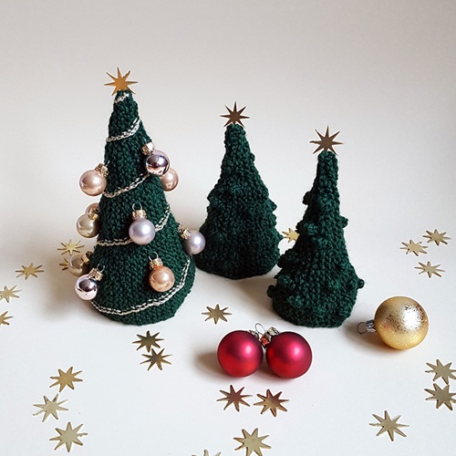 Knitted Christmas Tree Free Patterns