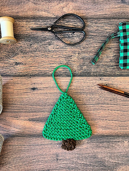 Knitted Christmas Tree Free Patterns