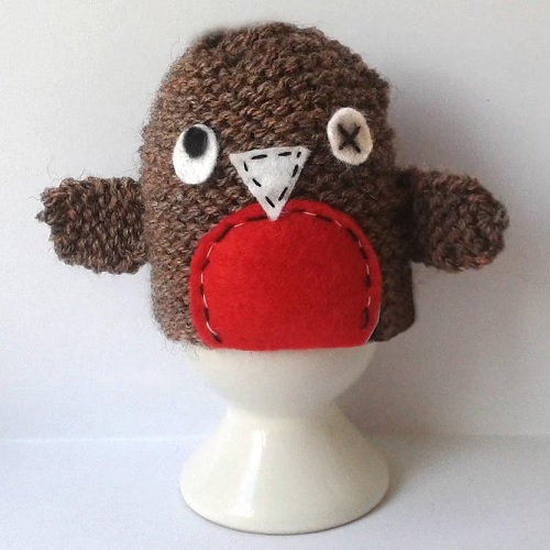 Wonky Robin Christmas Decoration