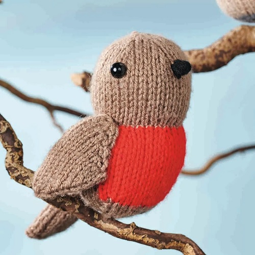 Knitted Robin