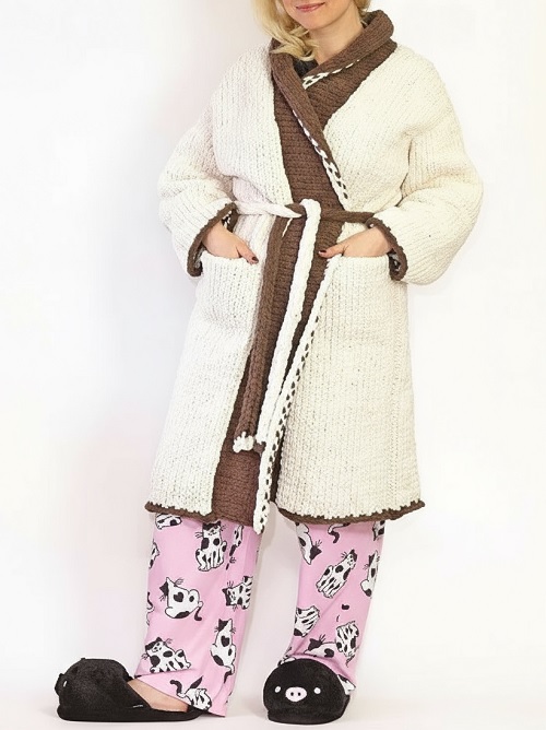 Knitted bathrobe free patterns