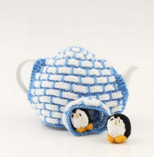 Knitted group of penguins free patterns