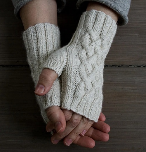 Knitted hand warmer free patterns 1