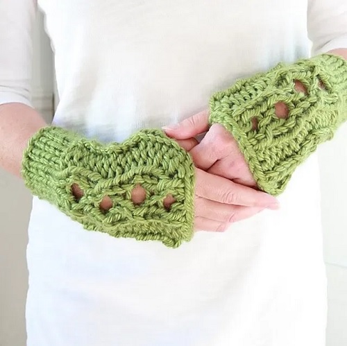 Cozy Chunky Knit Hand Warmers