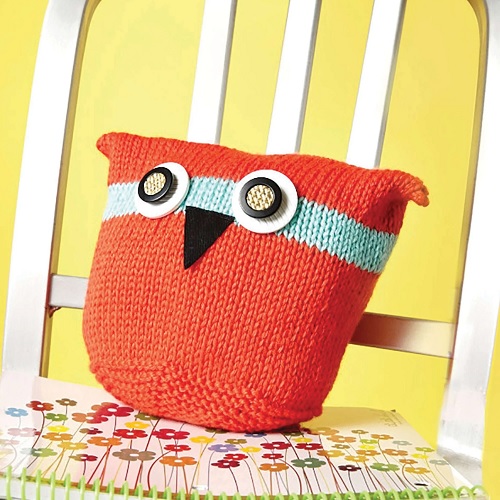 cuddly owl pillow