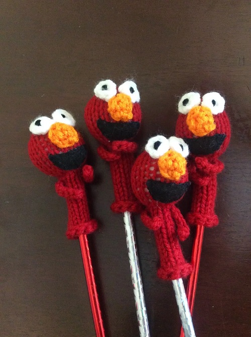Elmo (inspired) Pencil Topper