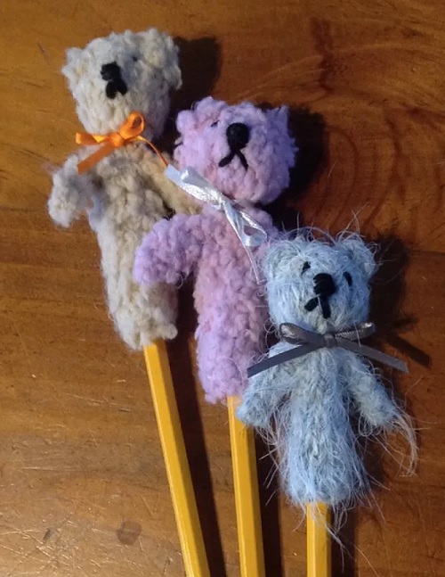 Knitted pencil toppers free patterns 5