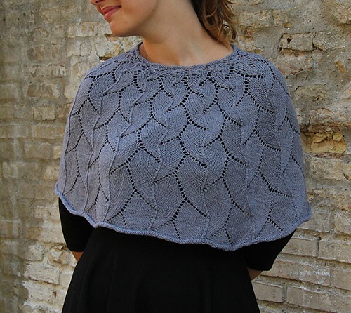 Knitted poncho free patterns 2