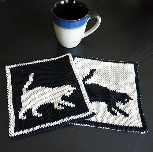 Knitted pot holder free patterns 3