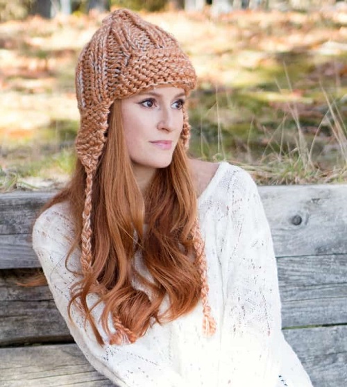 Free earflap hat knitting patterns 3