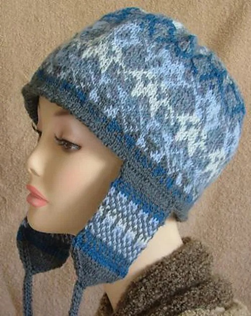 earflap hat knitting free patterns 2